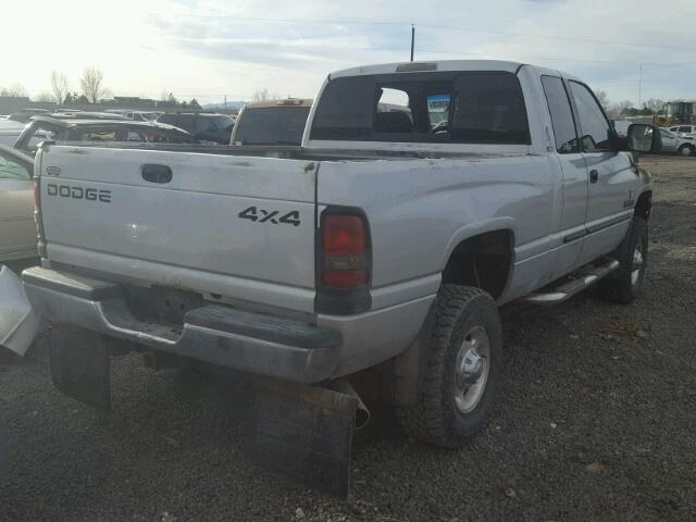 3B7KF23672M294662 - 2002 DODGE RAM 2500 GRAY photo 4