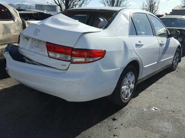 JHMCM56353C041855 - 2003 HONDA ACCORD LX WHITE photo 4