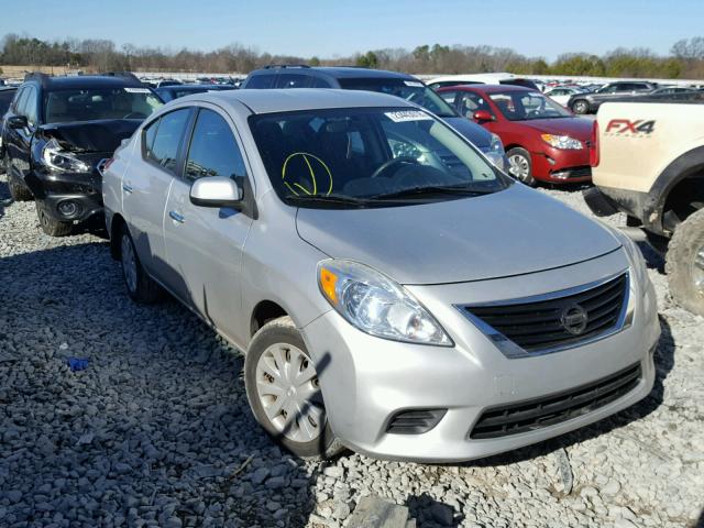 3N1CN7AP4DL866721 - 2013 NISSAN VERSA S SILVER photo 1