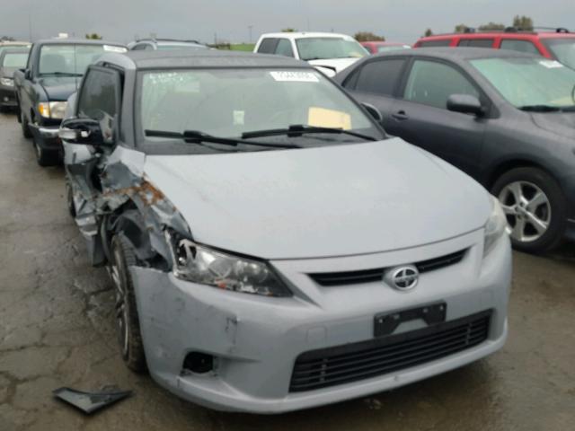 JTKJF5C70C3040390 - 2012 TOYOTA SCION TC GRAY photo 1