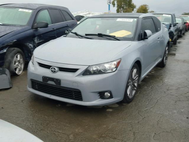 JTKJF5C70C3040390 - 2012 TOYOTA SCION TC GRAY photo 2