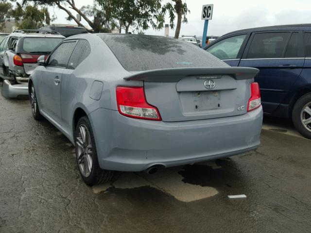 JTKJF5C70C3040390 - 2012 TOYOTA SCION TC 灰色 照片 3