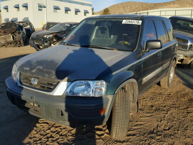 JHLRD2847XC014374 - 1999 HONDA CR-V LX GREEN photo 2