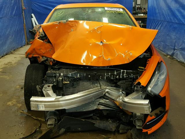 1C3CDFBH4DD171716 - 2013 DODGE DART SXT ORANGE photo 9