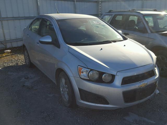 1G1JC5SHXD4158610 - 2013 CHEVROLET SONIC LT SILVER photo 1