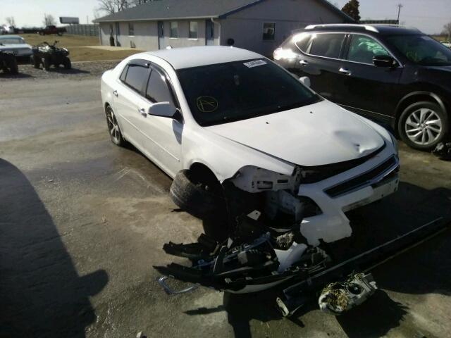 1G1ZC5EUXCF287736 - 2012 CHEVROLET MALIBU 1LT WHITE photo 1