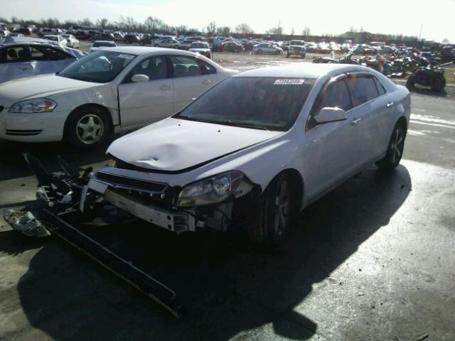 1G1ZC5EUXCF287736 - 2012 CHEVROLET MALIBU 1LT WHITE photo 2