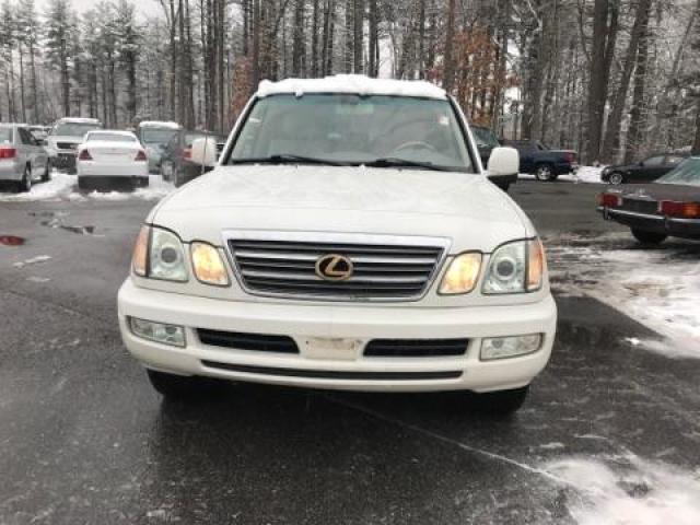 JTJHT00W154000228 - 2005 LEXUS LX 470 WHITE photo 2