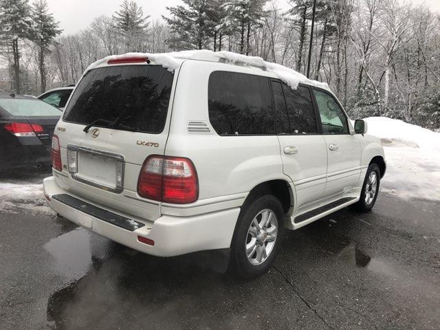 JTJHT00W154000228 - 2005 LEXUS LX 470 WHITE photo 4