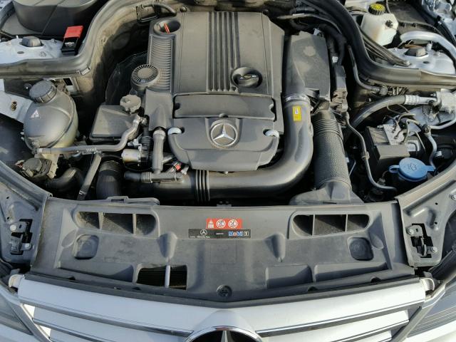 WDDGF4HB2CR232485 - 2012 MERCEDES-BENZ C 250 SILVER photo 7