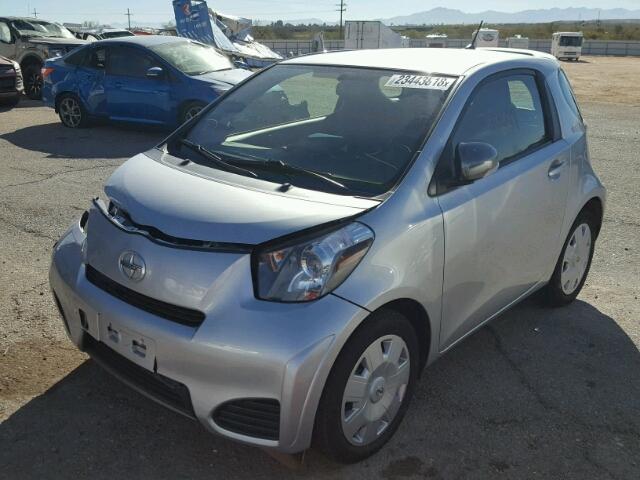 JTNJJXB02DJ023024 - 2013 TOYOTA SCION IQ SILVER photo 2