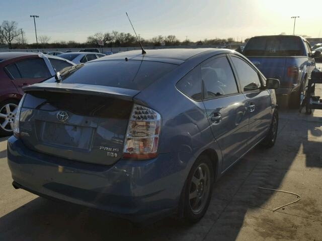 JTDKB20U677578025 - 2007 TOYOTA PRIUS BLUE photo 4