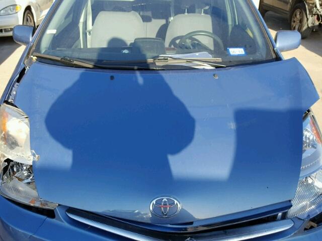 JTDKB20U677578025 - 2007 TOYOTA PRIUS BLUE photo 7