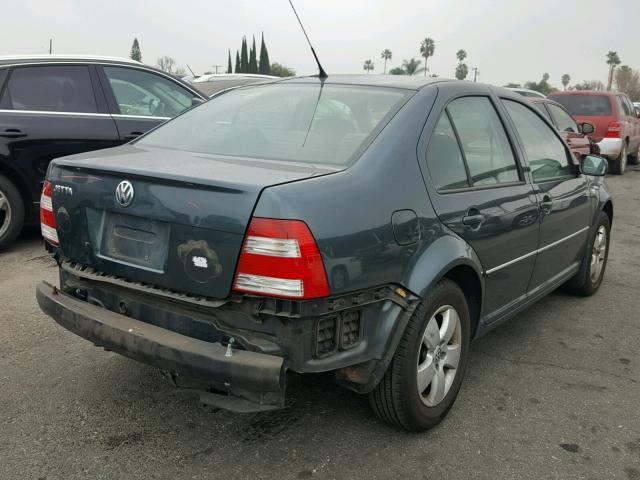 3VWSK69M94M042730 - 2004 VOLKSWAGEN JETTA GLS GREEN photo 4