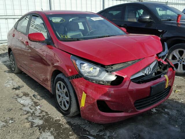 KMHCT4AE1CU182922 - 2012 HYUNDAI ACCENT GLS RED photo 1