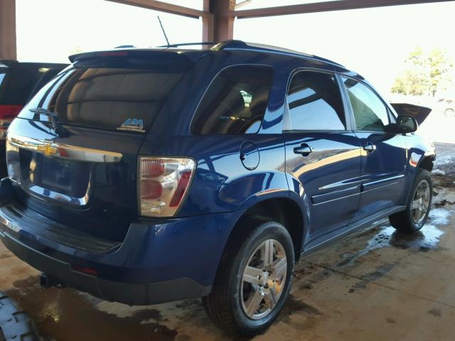 2CNDL33F396221327 - 2009 CHEVROLET EQUINOX LT BLUE photo 4