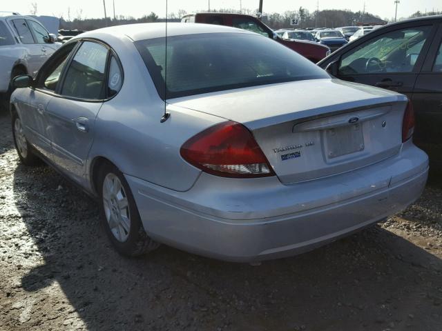 1FAFP53U16A111408 - 2006 FORD TAURUS SE SILVER photo 3