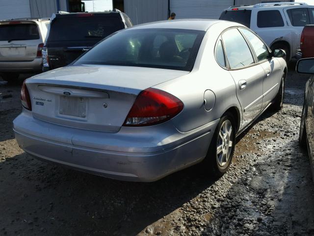 1FAFP53U16A111408 - 2006 FORD TAURUS SE SILVER photo 4