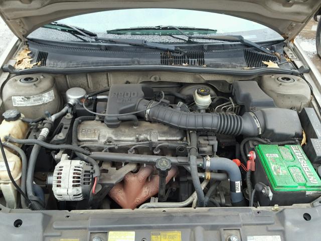 1G1JC124717170018 - 2001 CHEVROLET CAVALIER TAN photo 7