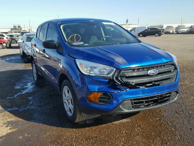 1FMCU0F73HUE37013 - 2017 FORD ESCAPE S BLUE photo 1