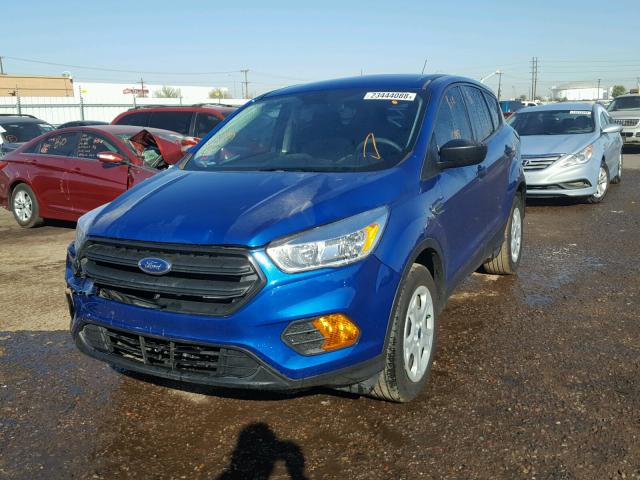 1FMCU0F73HUE37013 - 2017 FORD ESCAPE S BLUE photo 2