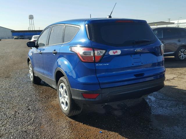 1FMCU0F73HUE37013 - 2017 FORD ESCAPE S BLUE photo 3