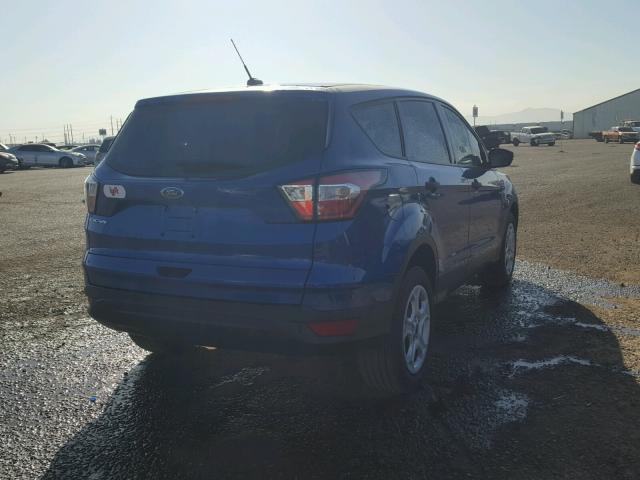 1FMCU0F73HUE37013 - 2017 FORD ESCAPE S BLUE photo 4