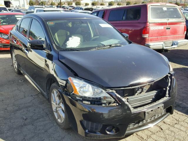 3N1AB7APXDL778806 - 2013 NISSAN SENTRA S BLACK photo 1