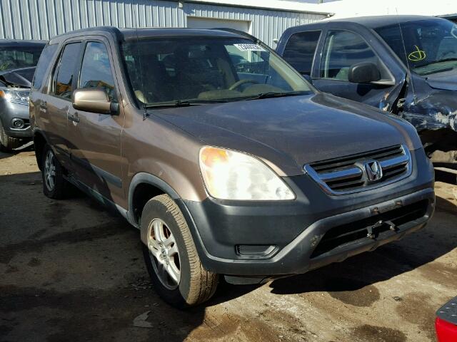 JHLRD78894C048537 - 2004 HONDA CR-V EX TAN photo 1