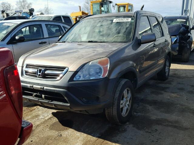 JHLRD78894C048537 - 2004 HONDA CR-V EX TAN photo 2