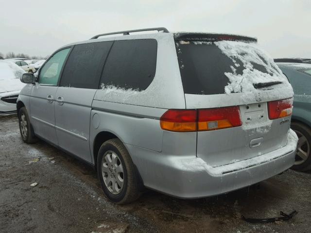 5FNRL18684B107687 - 2004 HONDA ODYSSEY EX SILVER photo 3