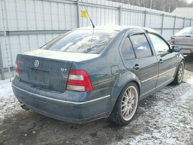 3VWSE69M14M017795 - 2004 VOLKSWAGEN JETTA GLS GREEN photo 4