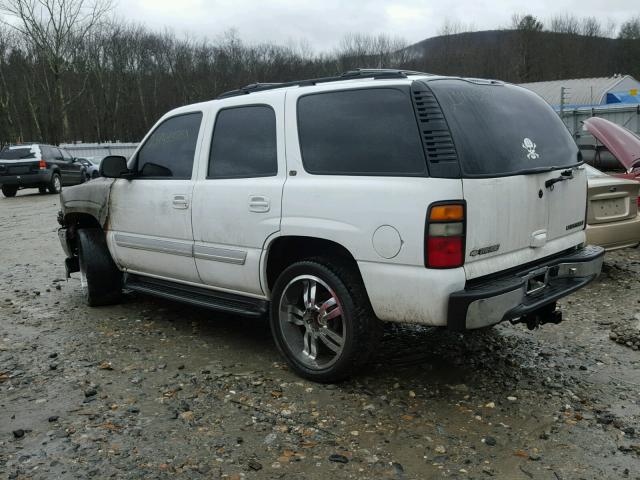 1GNEC13T65J218560 - 2005 CHEVROLET TAHOE C150 WHITE photo 3