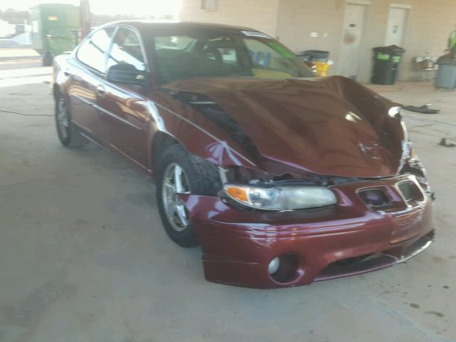 1G2WK52J22F223099 - 2002 PONTIAC GRAND PRIX RED photo 1