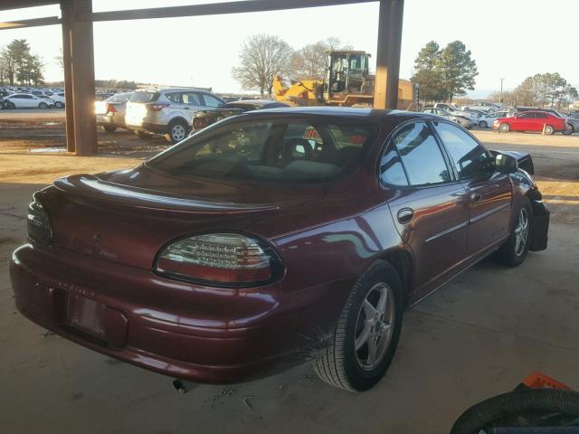 1G2WK52J22F223099 - 2002 PONTIAC GRAND PRIX RED photo 4