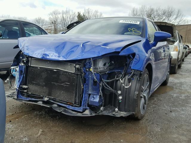 JTHKD5BH7F2216081 - 2015 LEXUS CT 200 BLUE photo 9