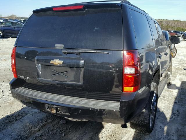 1GNFC13J87J335191 - 2007 CHEVROLET TAHOE C150 BLACK photo 4