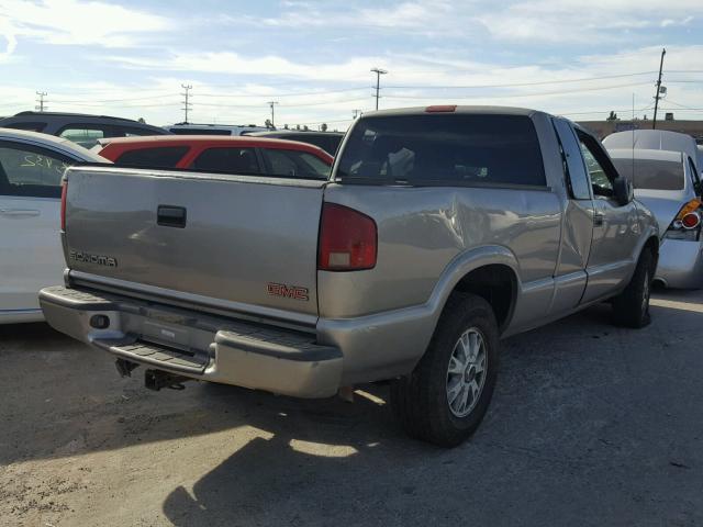 1GTDT19WX28200944 - 2002 GMC SONOMA BEIGE photo 4