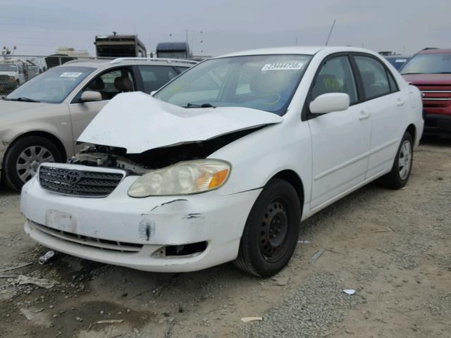 1NXBR30E35Z516344 - 2005 TOYOTA COROLLA CE WHITE photo 2