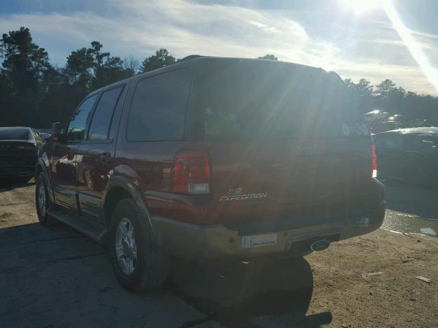 1FMPU17L84LA67230 - 2004 FORD EXPEDITION RED photo 3