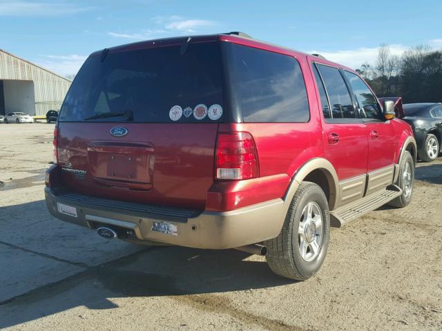 1FMPU17L84LA67230 - 2004 FORD EXPEDITION RED photo 4