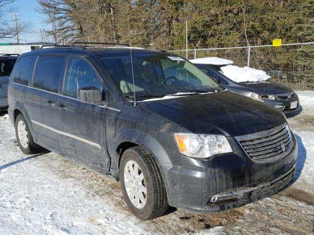 2C4RC1BG6DR510685 - 2013 CHRYSLER TOWN & COU BLACK photo 1