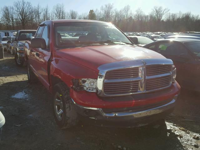 1D7HA18N14S546649 - 2004 DODGE RAM 1500 S RED photo 1