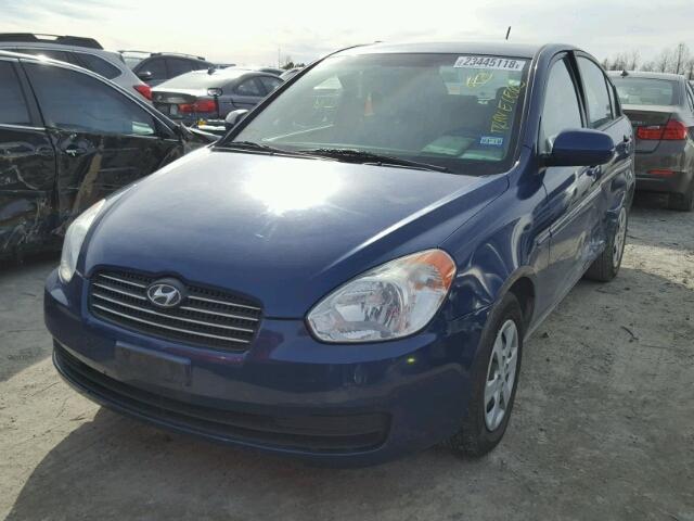 KMHCN4AC4AU483755 - 2010 HYUNDAI ACCENT GLS BLUE photo 2