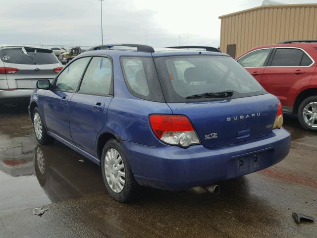 JF1GG65514H806525 - 2004 SUBARU IMPREZA TS BLUE photo 3