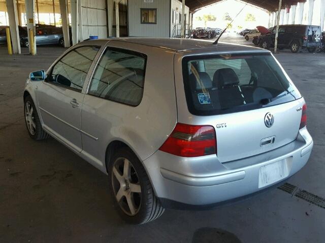 9BWPG61J114044870 - 2001 VOLKSWAGEN GTI GLX SILVER photo 3