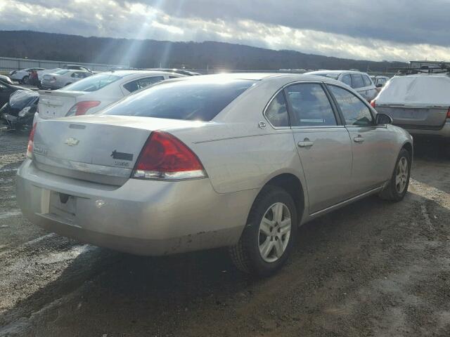 2G1WB58K981280808 - 2008 CHEVROLET IMPALA LS SILVER photo 4