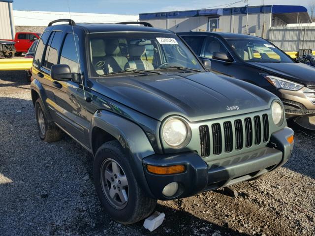 1J4GK58K63W555672 - 2003 JEEP LIBERTY LI GREEN photo 1