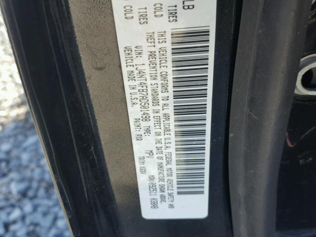 1J4NT4FB7AD501498 - 2010 JEEP COMPASS SP BLACK photo 10