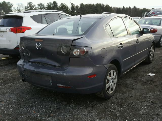 JM1BK32F091239576 - 2009 MAZDA 3 I GRAY photo 4